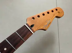 22FRET STRAT ELECTRIC GUITAR NECK ROASTED MAPLE ROSEWOOD FOR DIY FENDERS REPLACE
