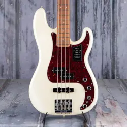 FENDER PLAYER PLUS PRECISION BASS, OLYMPIC PEARL