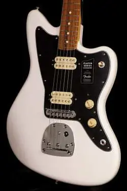 FENDER PLAYER SERIES JAZZMASTER POLAR WHITE PAU FERRO ELECTRIC GUITAR