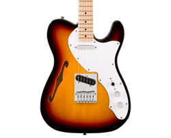 OPEN BOX SQUIER AFFINITY TELECASTER THINLINE - 3-COLOR SUNBURST W/MAPLE FB
