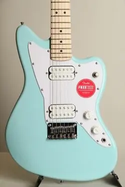 SQUIER BY FENDER MINI JAZZMASTER DAPHNE BLUE ELECTRIC GUITAR