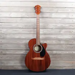 FENDER FA-135CE CONCERT V2 ACOUSTIC ELECTRIC GUITAR AS IS BRIDGE DAMAGE