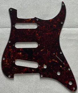 CUSTOM FOR FENDER STRATOCASTER START SSS 11 HOLE GUITAR PICKGUARD BROWN TORTOISE