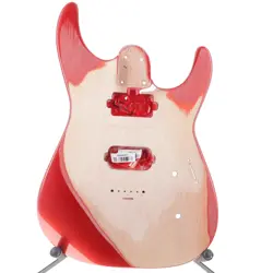 JACKSON AMERICAN VIRTUOSO BODY ALDER RED CRYSTAL NEEDS RE-FINISH