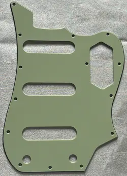 CUSTOM FOR FENDER SQUIER VINTAGE MODIFIED BASS VI GUITAR PICKGUARD VINTAGE GREEN