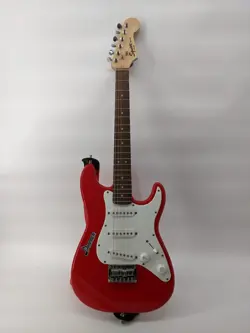 SQUIER MINI ELECTRIC GUITAR BY FENDER - RED