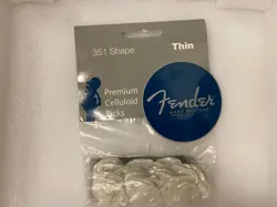 GENUINE FENDER 351 PREMIUM PICKS, 144 PACK THIN
