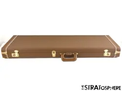FENDER STRATOCASTER TELE G+G BROWN HARDSHELL CASE FROM CUSTOM SHOP 1956 STRAT