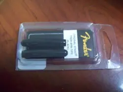 NEW - GENUINE FENDER TREMOLO ARM TIPS (2) FOR STRAT - BLACK, 099-4934-000