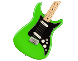 FENDER PLAYER LEAD II ELECTRIC GUITAR, WITH 2-YEAR WARRANTY, NEON GREEN, MAPLE