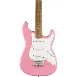 FENDER SQUIER SONIC STRATOCASTER ELECTRIC GUITAR, FLASH PINK, BRAND NEW IN BOX