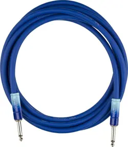 NEW FENDER OMBRE SERIES 10' INSTRUMENT CABLE, BELAIR BLUE, 099-0810-210