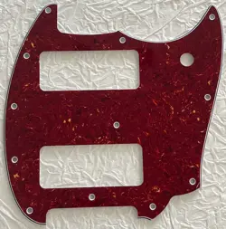 NEW GREAT-FOR FENDER OFFSET SERIES MUSTANG P90 GUITAR PICKGUARD RED TORTOISE