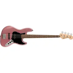 FENDER SQUIER AFFINITY SERIES JAZZ BASS, LAUREL FINGERBOARD, BURGUNDY MIST