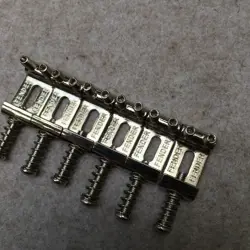 BRASS BRIDGE SADDLES FOR STRATOCASTER 10.50 MM