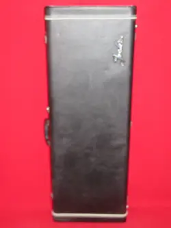 FENDER USA BLACK TOLEX STRATOCASTER OR TELECASTER HARDSHELL CASE