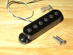 FENDER 1974 BLACK GREY BOTTOM STRATOCASTER NECK PICKUP