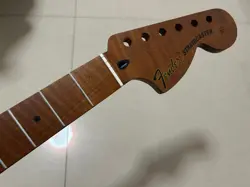 BIG HEAD 22 FRET STRAT ELECTRIC GUITAR NECK ROASTED FLAME MAPLE FOR DIY FENDERS