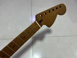 24INCH 22 FRETS JAGUAR ELECTRIC GUITAR NECK ROASTED MAPLE FOR DIY FENDER
