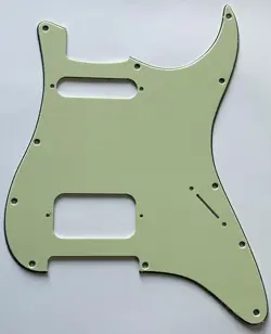 FOR FIT FENDER STRATOCASTER 11 SCREW HOLE HS STYLE GUITAR PICKGUARD GREEN