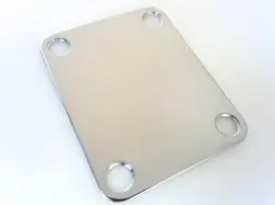 TRUE CUSTOM SHOP NICKEL GOTOH NECK PLATE FITS FENDER STRAT & TELECASTER GUITARS