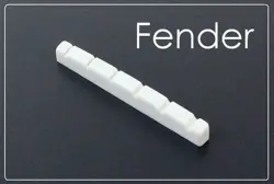 MUSICIANATHEART LEFTY SLOTTED BONE NUT FOR FENDER STRATOCASTER ELECTRIC GUITAR