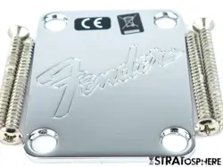 FENDER AMERICAN PERFORMER TELECASTER TELE, NECK PLATE PARTS CHROME.