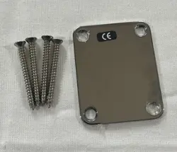 2002 FENDER TELECASTER MIM NECK JOINT PLATE CHROME W/ HW