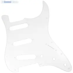 CLEAR TRANSPARENT PICKGUARD FOR FENDER STRATOCASTER STRAT USA MIM STANDARD SSS