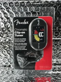 FENDER FCT-12  CHROMATIC CLIP-ON TUNER - NEW