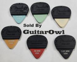 FENDER MOJO GRIP GUITAR PICKS DURA TONE .46 .58 .71 .84. 96 1.21