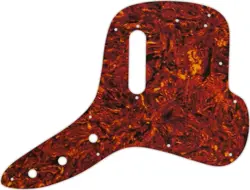 WD CUSTOM PICKGUARD FOR FENDER 1971-1977 MUSICMASTER BASS #05P TORTOISE SHELL...
