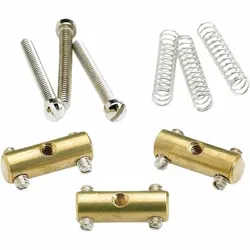 FENDER PURE VINTAGE '52 TELECASTER BRIDGE SADDLES, SET OF 3, BRASS