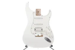 FENDER PLAYER STRATOCASTER BODY POLAR WHITE FINISH MISSING BRIDGE