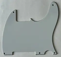 3 PLY PARCHMENT PICKGUARD FIT FENDER ESQUIRE VINTAGE TELE 5 HOLE BLANK STYLE