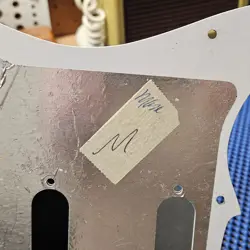 WHITE 3-PLY PICKGUARD