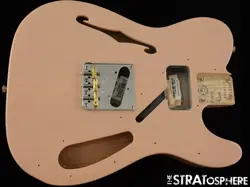 FENDER FSR AMERICAN PROFESSIONAL II TELE THINLINE BODY   HARDWARE ASH SHELL PINK