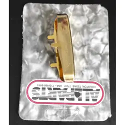 GOLD SINGLE COIL NECK PICKUP COVER FOR FENDER TELECASTER