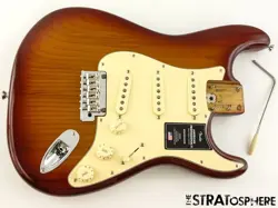 FENDER AMERICAN PROFESSIONAL II STRATOCASTER, LOADED BODY, STRAT SIENNA SUNBURST