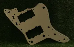JAZZMASTER PICKGUARD FOR USA FENDER OLD B STOCK WIDE BEVEL CREAM
