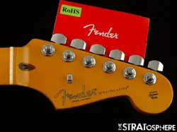 FENDER AMERICAN PROFESSIONAL II STRATOCASTER STRAT NECK WITH TUNERS, MN MAPLE