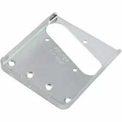FENDER 3-SADDLE AMERICAN VINTAGE TELECASTER BRIDGE PLATE, CHROME, 005-4162-049