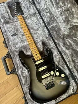 FENDER ULTRA LUXE STRATOCASTER FLOYD ROSE HSS ELECTRIC GUITAR SILVERBURST