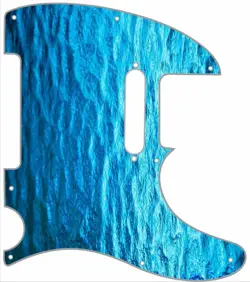 TELECASTER PICKGUARD CUSTOM FENDER TELE 8 HOLE GUITAR PICK GUARD WATER SURFACE