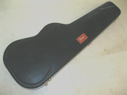 1990S VINTAGE FENDER STRATOCASTER OR TELECASTER RED LABEL GUITAR CASE
