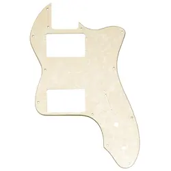 MUSICLILY PRO 12 HOLE WIDE RANGE HH PICKGUARD FOR FENDER 72 TELE THINLINE GUITAR