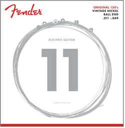 FENDER 150M ORIGINAL PURE NICKEL ELECTRIC STRINGS - .011-.049 MEDIUM