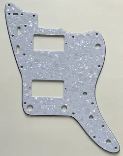 4 PLY WHITE PEARL  PICKGUARD FIT  FENDER US JAZZMASTER PAF STYLE GUITAR PARTS