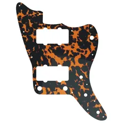 FOR FENDER US NO UPPER CONTROLS JAZZMASTER GUITAR PICKGUARD, LEOPARD PRINT
