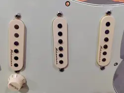 GENUINE FENDER PLAYER PLUS STRATOCASTER LOADED PICKGUARD NOISELESS PICKUPS